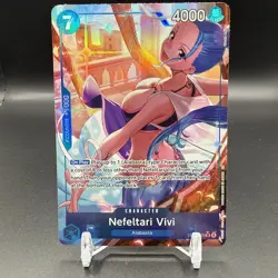 Nefeltari Vivi Alternate Art The Azure Sea's Seven EB04-025 One Piece Card TCG - Image 1