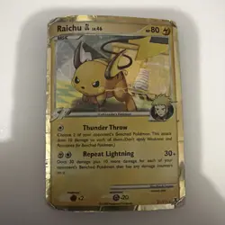 Raichu GL Lv. 46 31/111 LP Reverse Holo Volkner Art Rising Rivals Pokemon Card! - Image 1