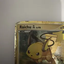 Raichu GL Lv. 46 31/111 LP Reverse Holo Volkner Art Rising Rivals Pokemon Card! - Image 2