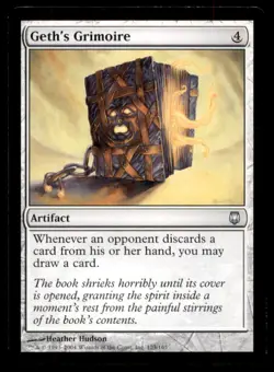 MTG Geth's Grimoire LP Light Play Darksteel [1401] - Image 1