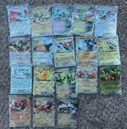 Pokemon Card Ex Lot X18 - Regulation H Ex Cards - No Duplicates - Image 1