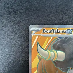 Bouffalant ex 162/086 Full Art Ultra Rare White Flare Pokemon Card NM - Image 3