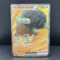 Bouffalant ex 162/086 Full Art Ultra Rare White Flare Pokemon Card NM - Image 4