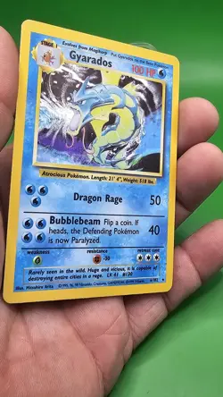 Pokemon Gyarados Holo Rare TCG Card Base Set 6/102 - Image 5