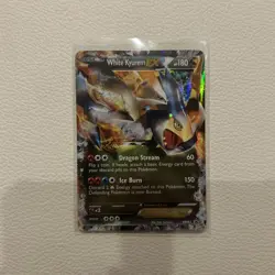 Pokemon Card White Kyurem EX BW63 2012 Black & White Black Star Promo NM EW3 - Image 1