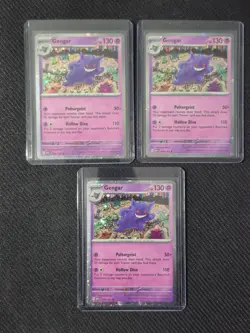 3X-Gengar 094/165 SV:151 Sam’s Club Exclusive Cosmo Holo Promo NEAR MINT CARDS - Image 1