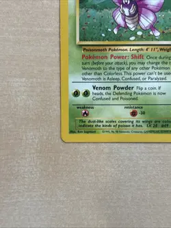 Pokemon TCG Venomoth Jungle 29/64 Non-Holo Rare Card, LP Condition - Image 5