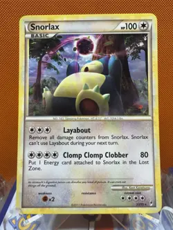 Pokemon TCG Snorlax 33/95 Call of Legends Rare Non-Holo Card NM 2329 - Image 1