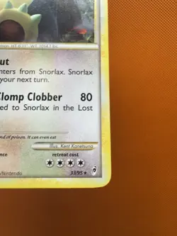 Pokemon TCG Snorlax 33/95 Call of Legends Rare Non-Holo Card NM 2329 - Image 5