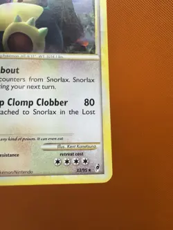 Pokemon TCG Snorlax 33/95 Call of Legends Rare Non-Holo Card NM 2330 - Image 5