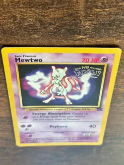 Pokemon Mewtwo Promo Movie WOTC 03/53 70 HP Card 1999 Ken Sugimori - Image 4