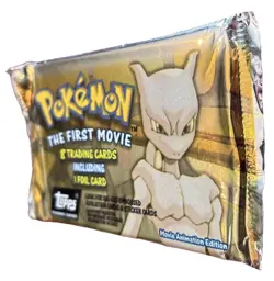 RARE Pokemon The First Movie Pack of 8 Trading Cards w/ 1 FOIL CARD 97-98 NEW - Image 1
