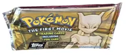 RARE Pokemon The First Movie Pack of 8 Trading Cards w/ 1 FOIL CARD 97-98 NEW - Image 2