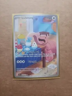 Pokemon TCG Lickitung Card Temporal Forces Sir 180/162 Near Mint/Mint Condition - Image 1