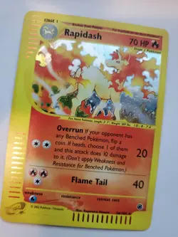 Rapidash Expediton Reverse Holo Pokemon Card Base Fossil WOTC NM + U - Image 5