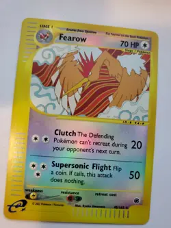 Fearow Expediton Reverse Holo Pokemon Card Base Fossil WOTC NM + U - Image 3