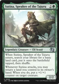 Sutina, Speaker of the Tajuru (Anime) U Foundations Jumpstart 56 NM - Image 1