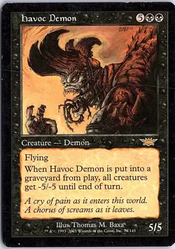 Havoc Demon R Legions 74 LP MTG - Image 1