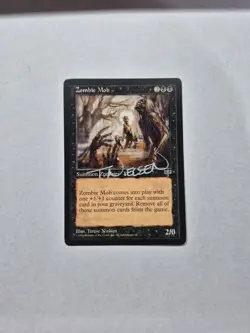 UNPLAYED SIGNED NM Magic MTG Zombie Mob Mirage TERESE NIELSEN EDH CUBE VINTAGE - Image 1
