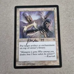 UNPLAYED SIGNED NM Mirage Disempower MTG Magic JOHN MATSON EDH CUBE VINTAGE - Image 1