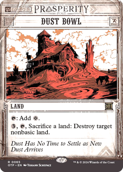 MTG Dust Bowl 65 Rare Foil OTJ Breaking News - Image 1
