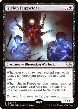 MTG Gixian Puppeteer 99 Rare Foil The Brothers' War - Image 1
