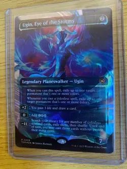 Ugin, Eye of the Storms (Showcase) (Halo Foil) Tarkir: Dragonstorm Foil - Image 2