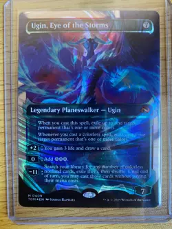 Ugin, Eye of the Storms (Showcase) (Halo Foil) Tarkir: Dragonstorm Foil - Image 3