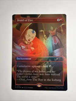 Braid of Fire (2307) (Rainbow Foil) Secret Lair Drop Foil - Image 1