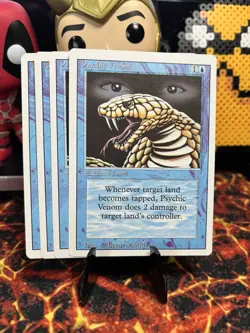 MTG - Psychic Venom - 76 - C - Revised Edition - Regular (x4) - Image 1