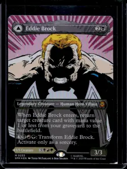 2025 Magic MTG Marvel's Spider-Man Venom Eddie Brock Spider Man Eternal #0012 - Image 2