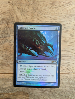 FNM Foil Gitaxian Probe - MtG Friday Night Magic 2012 Foil English Promo Blue - Image 1