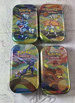 Pokemon TCG Vibrant Paldea Mini Tin Lot of 4 - New Factory Sealed - Image 1