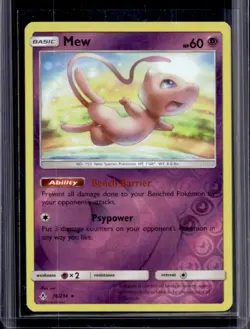 2019 Pokemon SM Unbroken Bonds Mew Reverse Holo #76/214 - Image 1