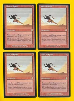 MTG NEED FOR SPEED (x4) Odyssey (OldManMTG 009-650) - Image 1
