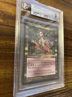 MTG✨CADAVEROUS BLOOM✨Mirage BGS Quad 9’s+ MINT RARE Enchantment RESERVE LIST - Image 3