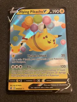 Flying Pikachu V 006/025 Celebrations NM Ultra Rare Pokemon Card - Image 1