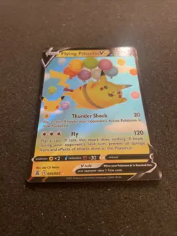 Flying Pikachu V 006/025 Celebrations NM Ultra Rare Pokemon Card - Image 4