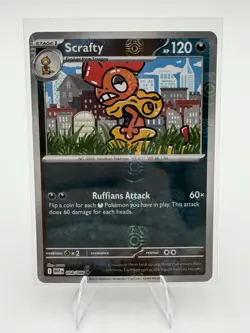 Pokemon TCG Scrafty (Master Ball Pattern) 058/086 White Flare TCG - Image 1