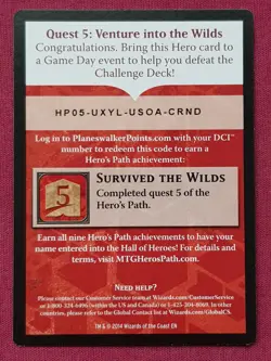 Magic The Gathering BORN OF THE GODS HERO'S PATH THE EXPLORER card MTG - Image 2