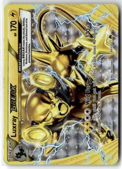 Luxray BREAK ⭐ 47/122 Holo Rare BREAK BREAKpoint 2016 Pokemon LP - Image 1