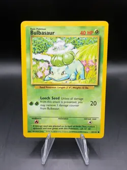 POKEMON TCG BULBASAUR 44/102 BASE SET - Image 1