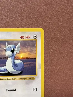 Pokemon TCG Dratini 026/102 Base Set Shadowless Regular Card LP Condition - Image 3
