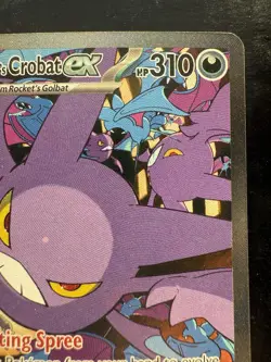 Pokemon Team Rocket's Crobat EX Sir 234/182 Destined Rivals (NM) - Image 3