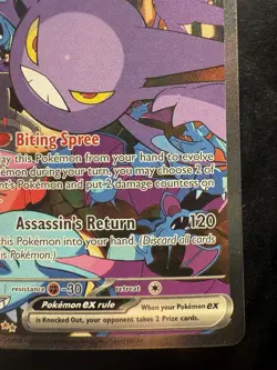 Pokemon Team Rocket's Crobat EX Sir 234/182 Destined Rivals (NM) - Image 5