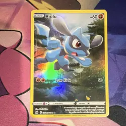 Pokemon Riolu GG26/GG70 Crown Zenith Galarian Gallery Ultra Rare Full Art Holo - Image 1