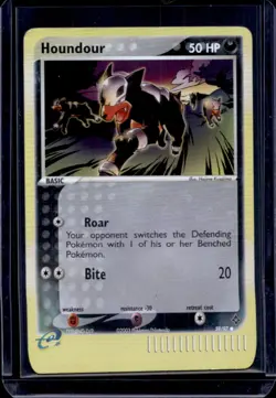 2003 Pokemon EX Dragon Houndour Reverse Holo #59/97 - Image 1