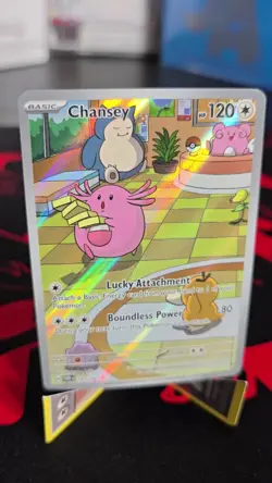 Chansey - 187/167 - Near Mint - Twilight Masquerade- Pokemon - Illustration Rare - Image 2