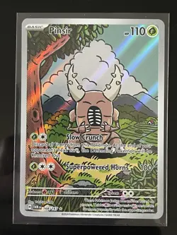Pokemon Pinsir Twilight Masquerade 168/167 Illustration Rare Holo 110 HP English - Image 1