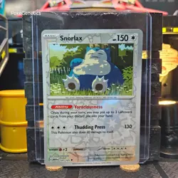 Snorlax 151 Reverse Holo Pokemon TCG 143/165 Scarlet & Violet Uncommon - Image 1